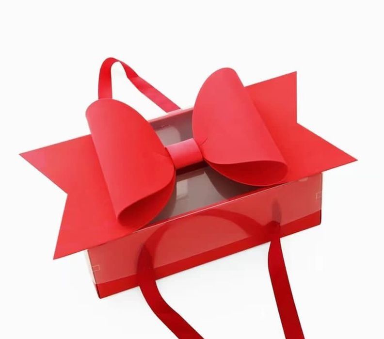 Коробка Бант ( Бабочка ) для клубники