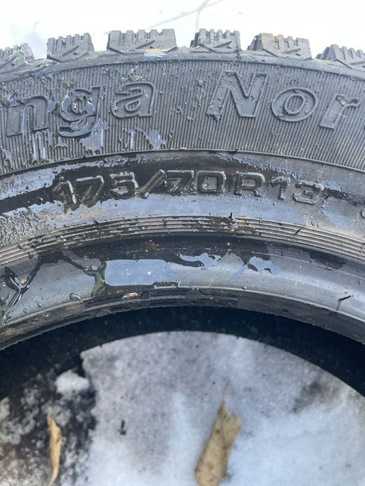 Зимняя шина 175/70/13 тунга почти новая