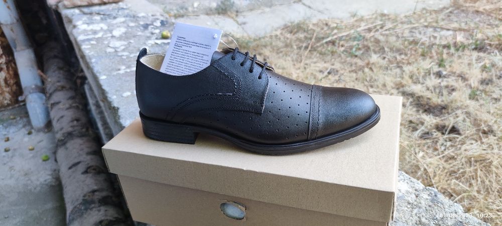 Кожени обувки -елегани