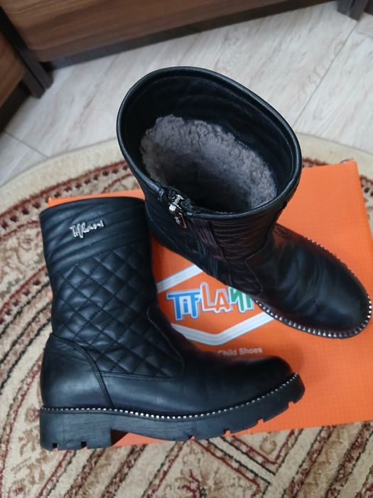 Сапоги зимние на девочку