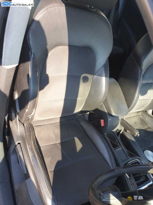 Interior Semi Piele Alcantara Fara Incalzire Scaun Scaune Fata si Bancheta cu Spatar Skoda Superb 2 Hatcback Berlina 2008 - 2013