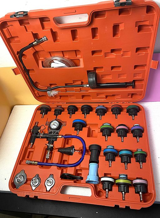 Set Testare & Reumplere Racire + Pompa Vid – 27 Piese