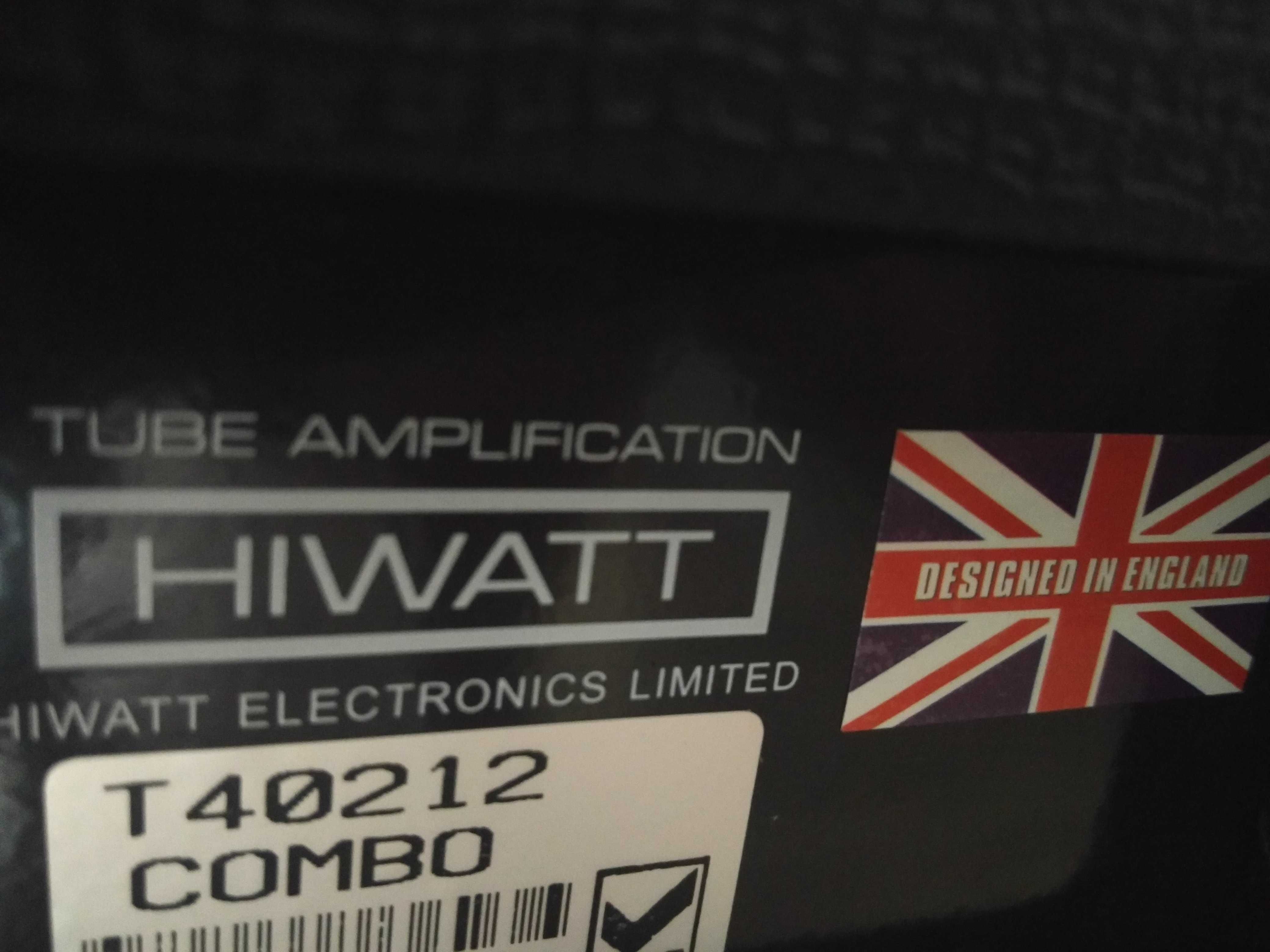 Новый ламповый комбоусилитель HIWATT на 40/20Вт (Engineered in UK)