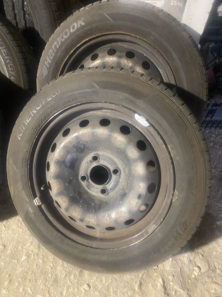 Fiat punto 4x100 hankook джанти/гуми