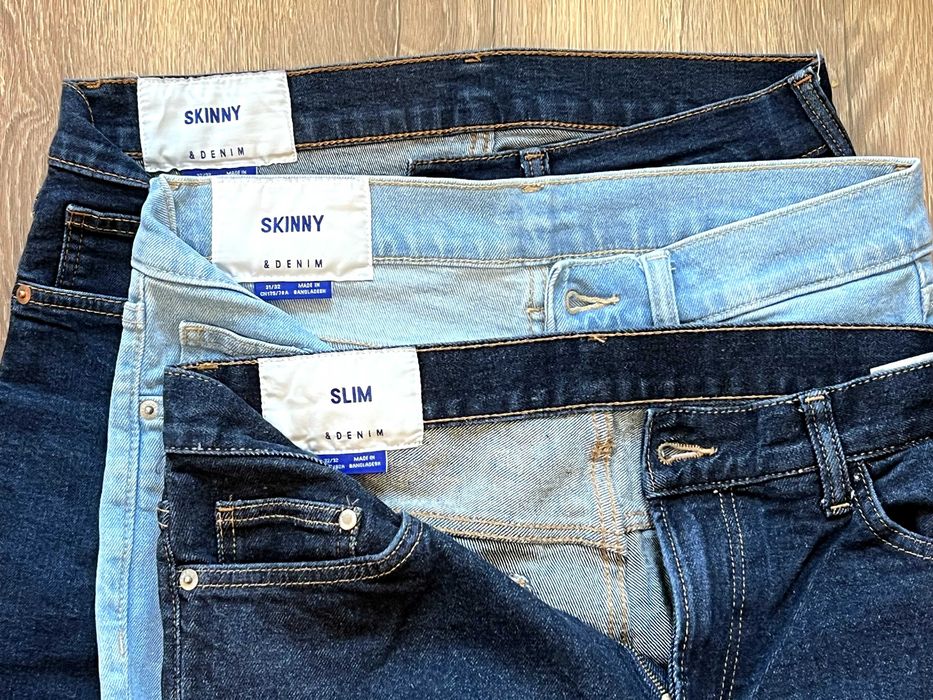 Светлосини мъжки дънки H&M