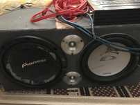 Комплект баскаса Alpine и Pioneer, Hifonics
