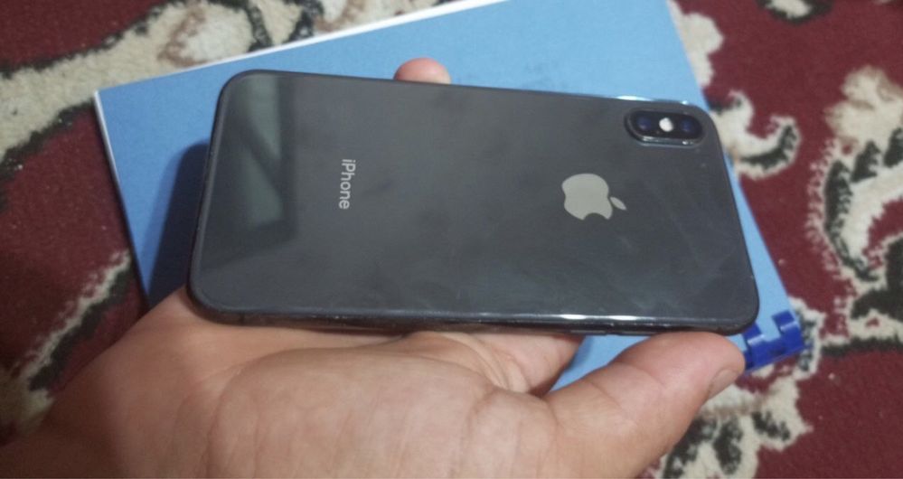 iphone x 256 talik ekran almashgan batera almashgan orginal qoyilgan