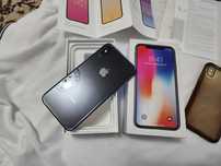 Iphone X LL/A 64ГБ Акк 76% Как Новый Каробка Дк фулл