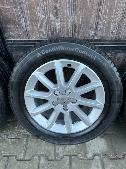 Jante Roti IARNA R 16' Orig.Audi A4 B8/A6/A5 Q3 Q5 5x112 Gaura cent.66