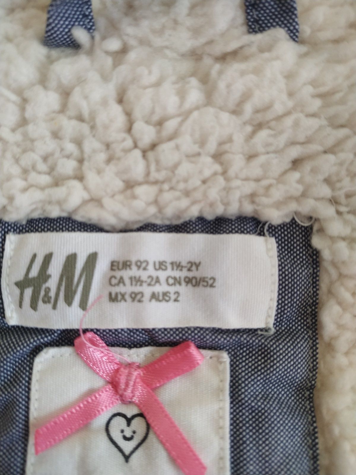 Детско зимно яке H&M размер 97  2 год.