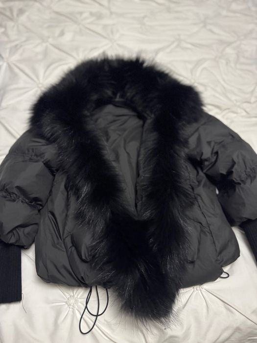 Geaca cu blană naturală