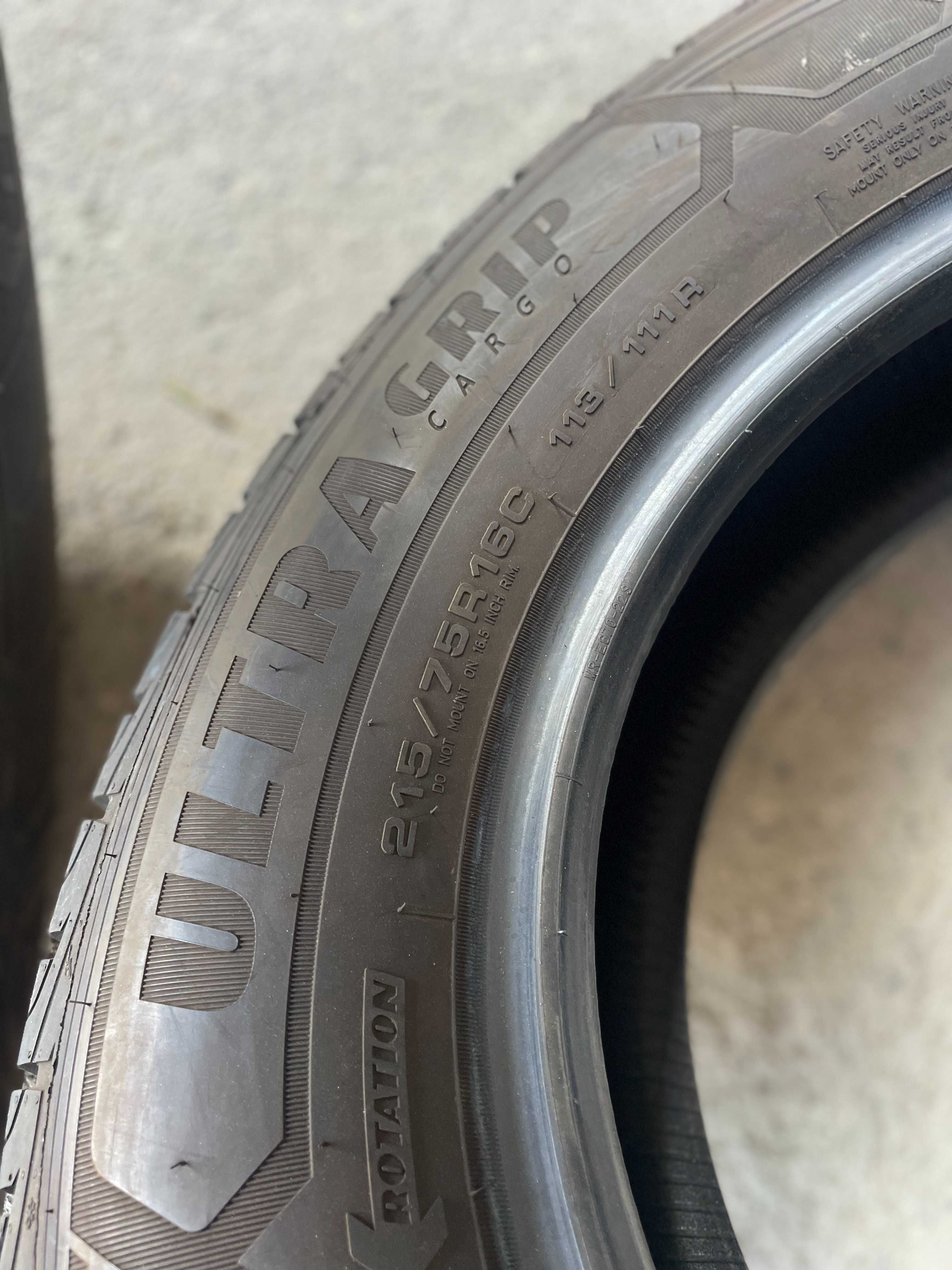 4x 215 75 16C Goodyear Ultragrip (Anvelope iarna )