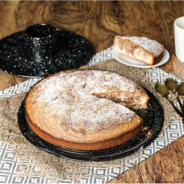 Tava, forma pentru copt torturi si prajituri cu insertie, 24 cm,