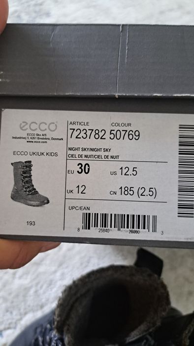 Детская обувь ecco