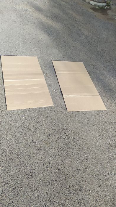 Коробки / картон если разобрать для покрытие пола например, размеры