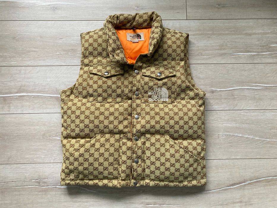 The North Face X Gucci мъжки оригинален елек размер L / XL
