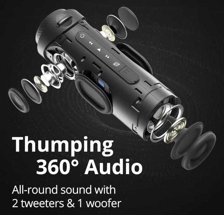 Tronsmart T7 30W Водоустойчива Тонколонка Колело Велосипед Мотор Кола