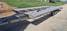 Vând platformă auto de 8,5 m full aluminiu