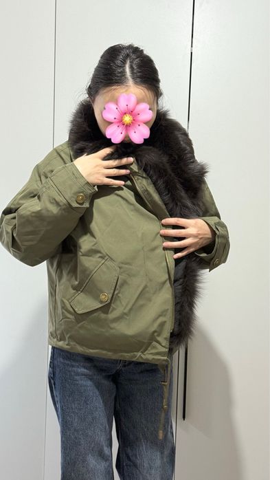 Парка укороченая лиса