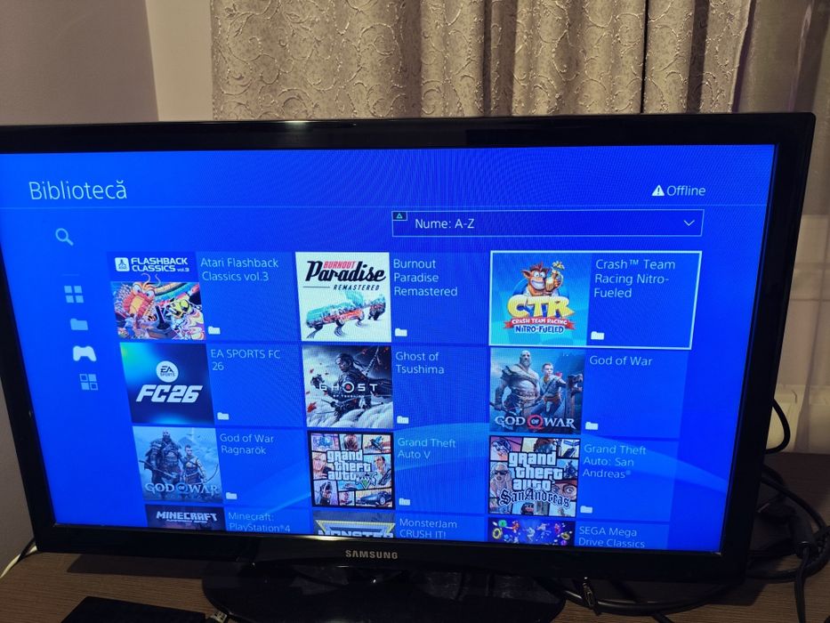 PS4 Playstation 4 Modat Fc26 Gta Gow  Minecraft Tsushima Crash Virtua