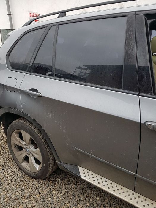 Usa Dreapta Spate BMW X5 E70 2007 - 2010 SUV 4 Usi Gri (645) FĂRĂ GEAM ȘI MACARA TREI ...