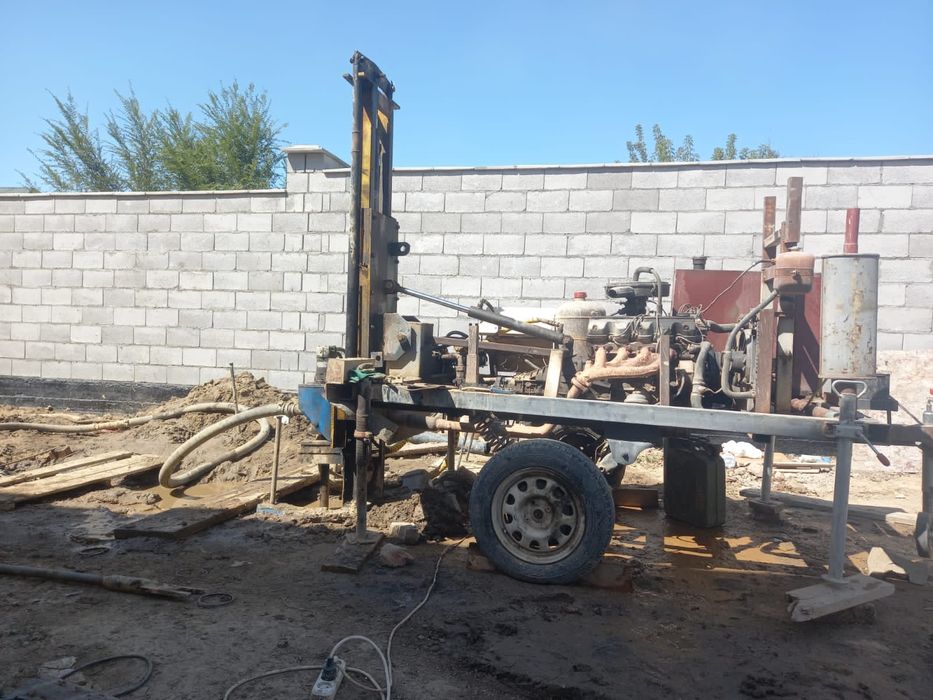 Бурение скважин и продувка