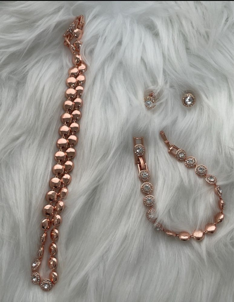 Swarovski Angelic Rose gold огърлица