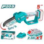 Акумулаторен верижен трион TOTAL MINI,13 cm,20 V/ 2 Ah - TL TGSLI20581