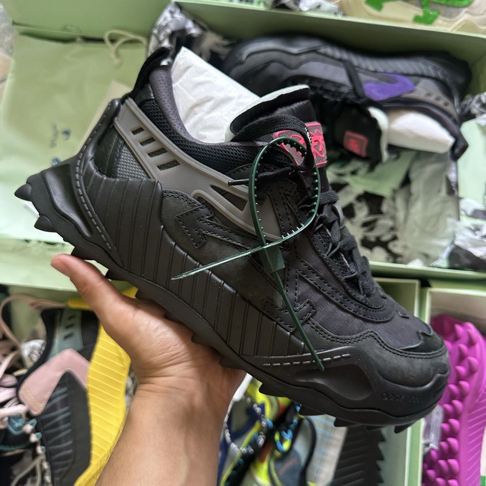 Off-White Odsy-1000 Negru Black Grey Fuchsia 40 - 100% originali