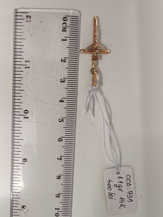 Pandantiv cruciuliță Aur 14k Gr 1,10 cod unic 731