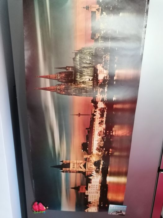 Pòster vintege cu koln 40 ×90 cm