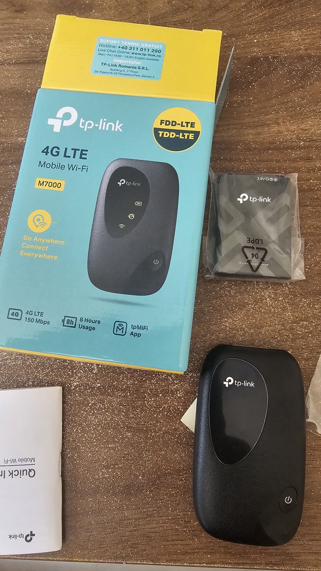 Безжичен рутер TP-Link M7000 бисквитка 4g
