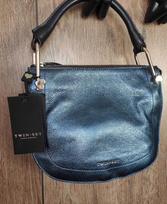 Twinset нова с етикет чанта от естествена кожа