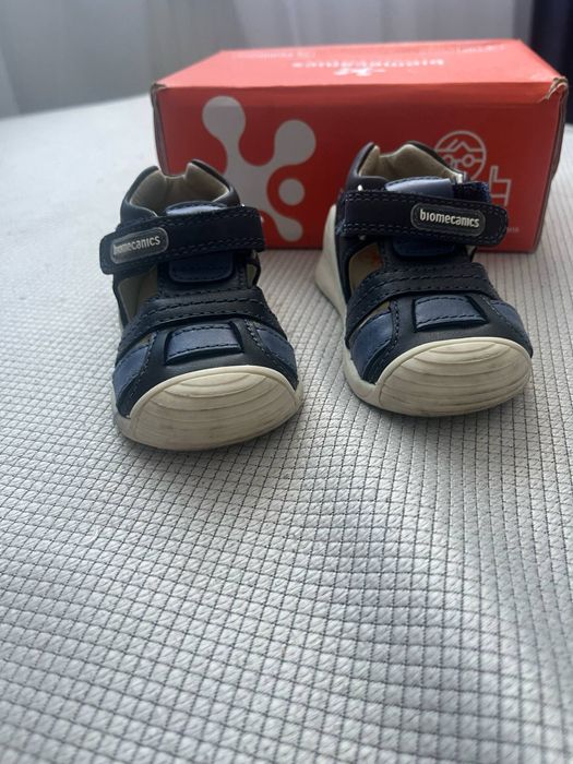 Sandale copii din piele, marimea 18- biomecanics