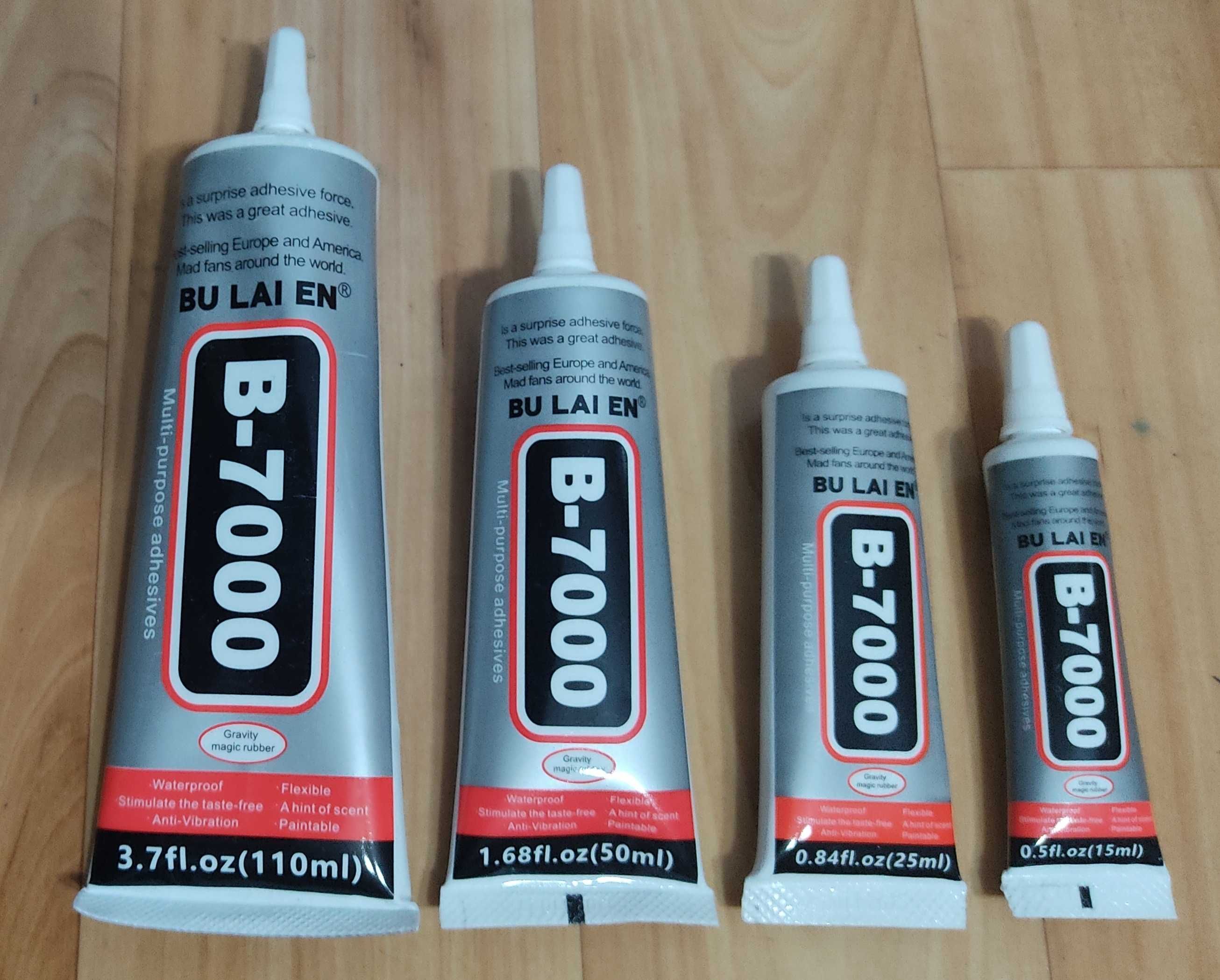 Универсално прозрачно лепило B-7000 15ml/25ml/50ml/110ml прецизна дюза