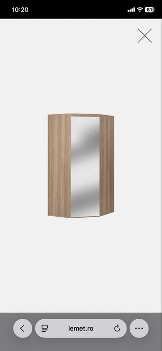 Sifonier colt cu oglinda