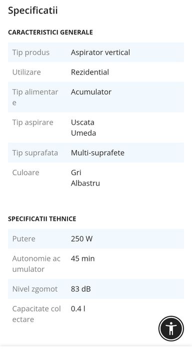 Aspirator vertical Rowenta X-Force Flex 9.60 Aqua RH20C4WO