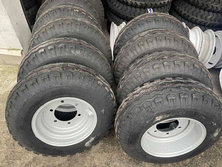 Anvelope noi cu janta 10.0/75-15.3 cauciucuri groase 12pr remorca