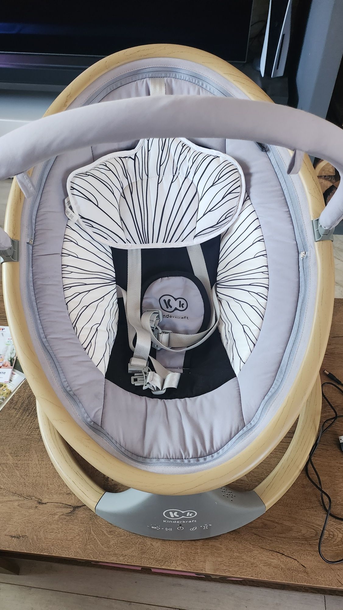 Шезлонг люлка Kinderkraft Lumi