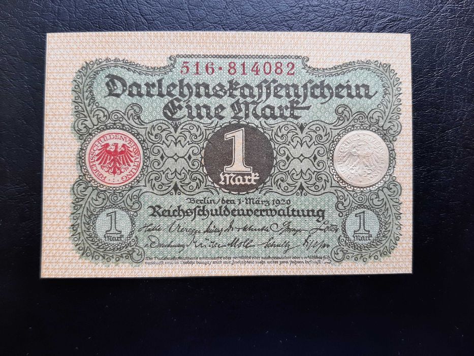 Банкнота от 1 марка 1922 Германия
