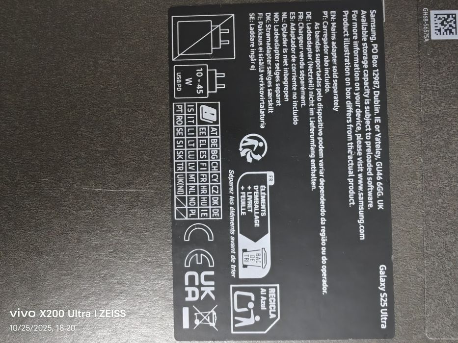 Samsung Galaxy S25 ULTRA, 5G,  512GB, Titanium Black