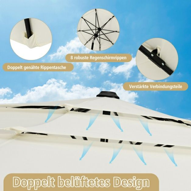 Umbrela de soare 3M alba