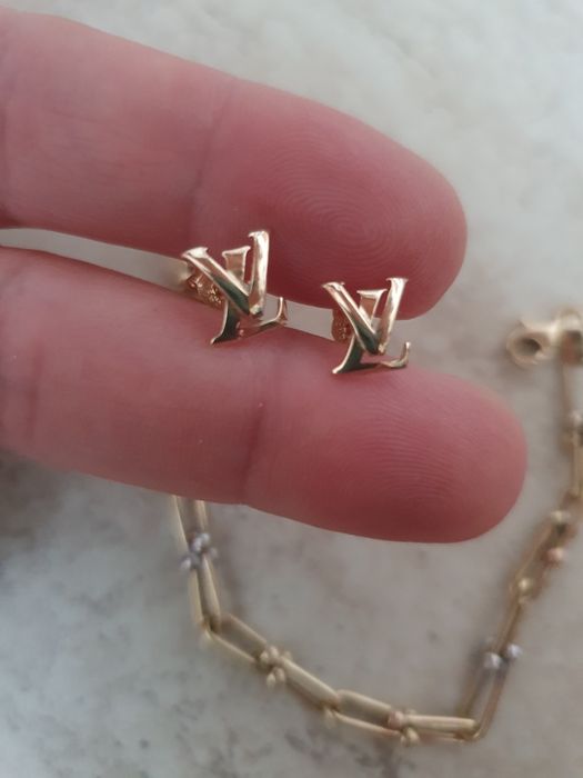 14к.златна гривна и обеци