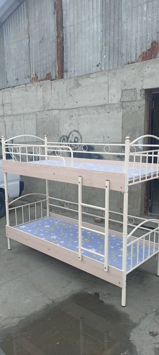 2 каватли темир кроватлар