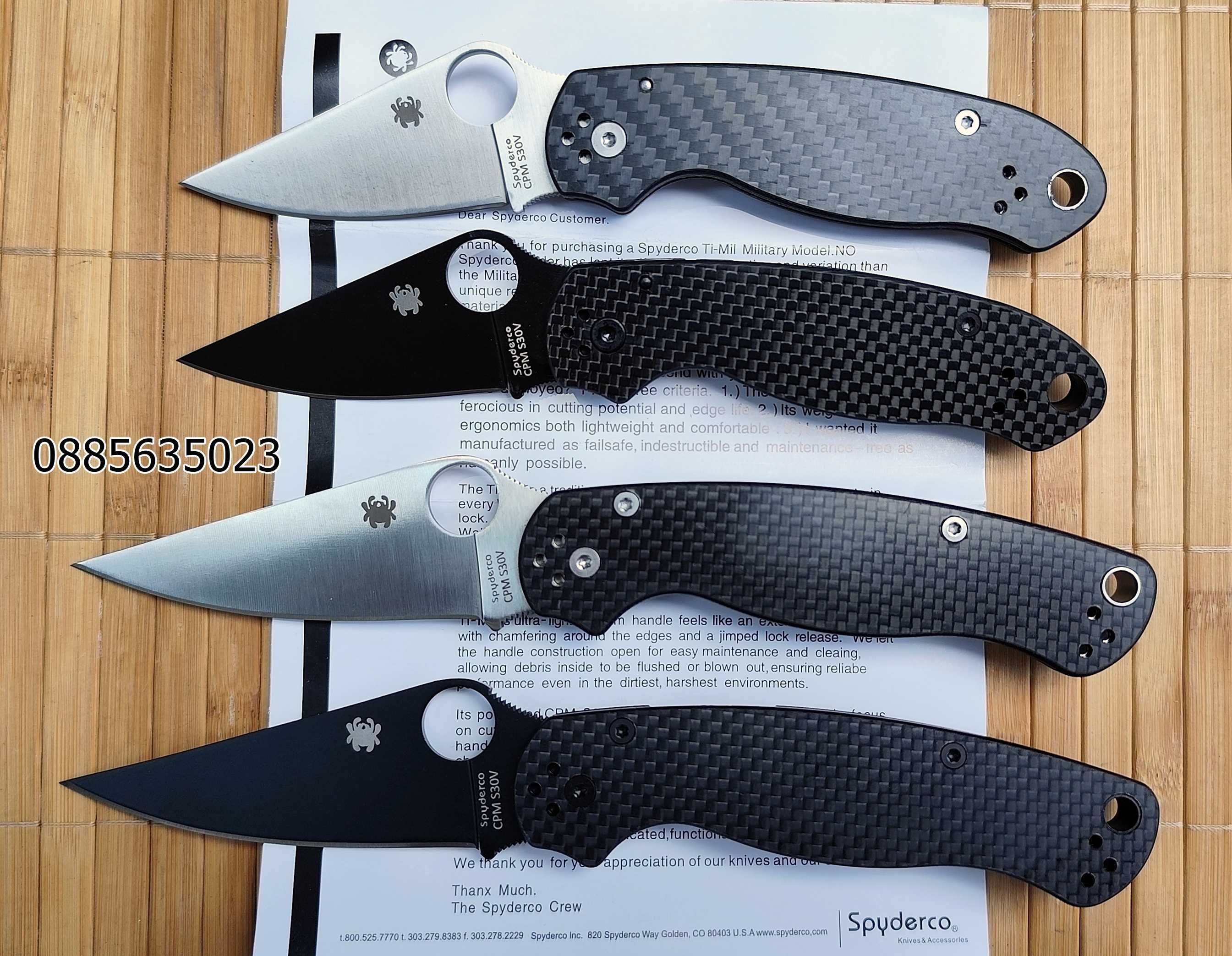 Spyderco Paramilitary 2 CARBON / Paramilitary 2 CARBON