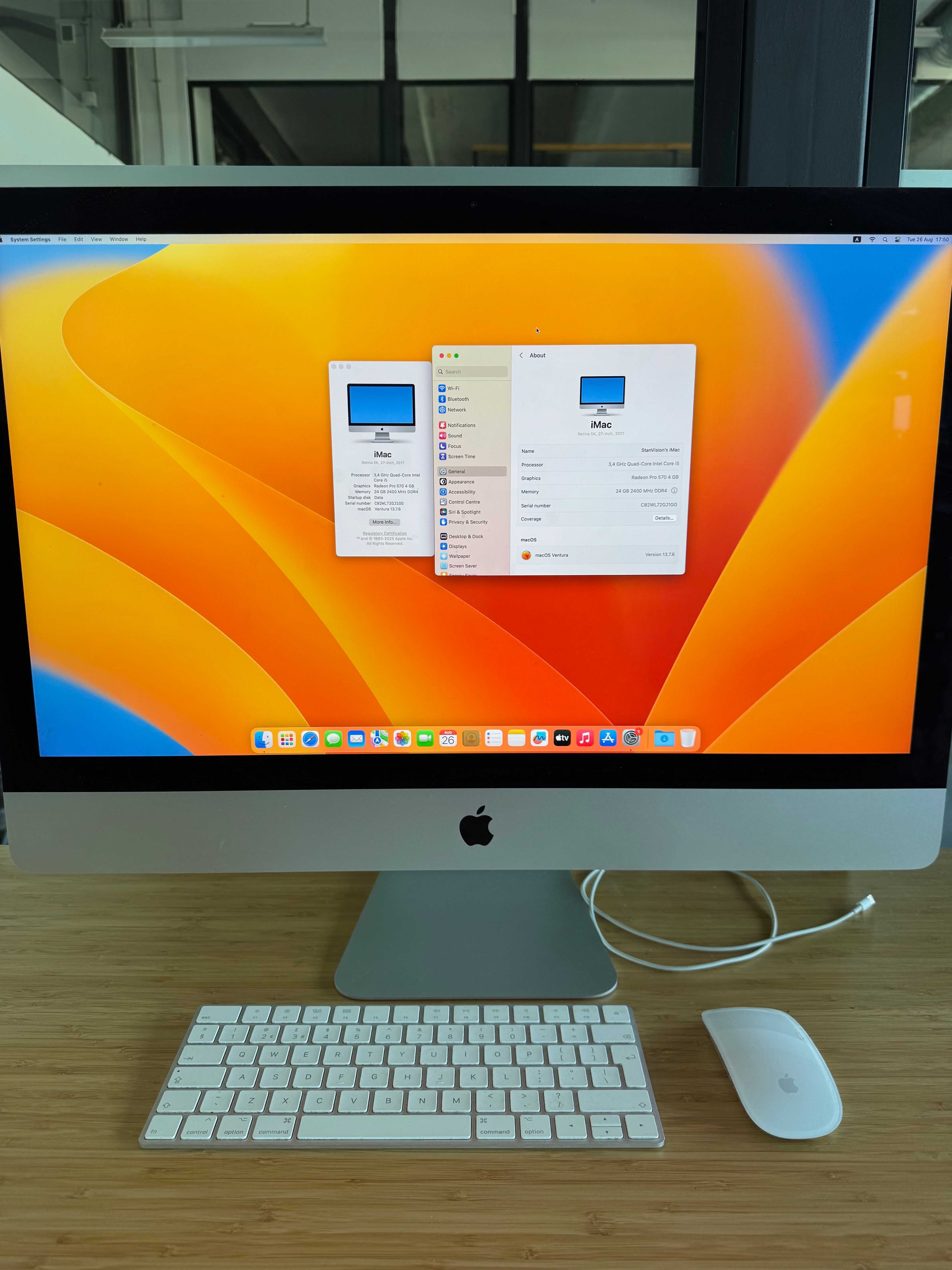 Apple iMac 27” Retina 5K – 2017 и 2015 модели, отлично състояние
