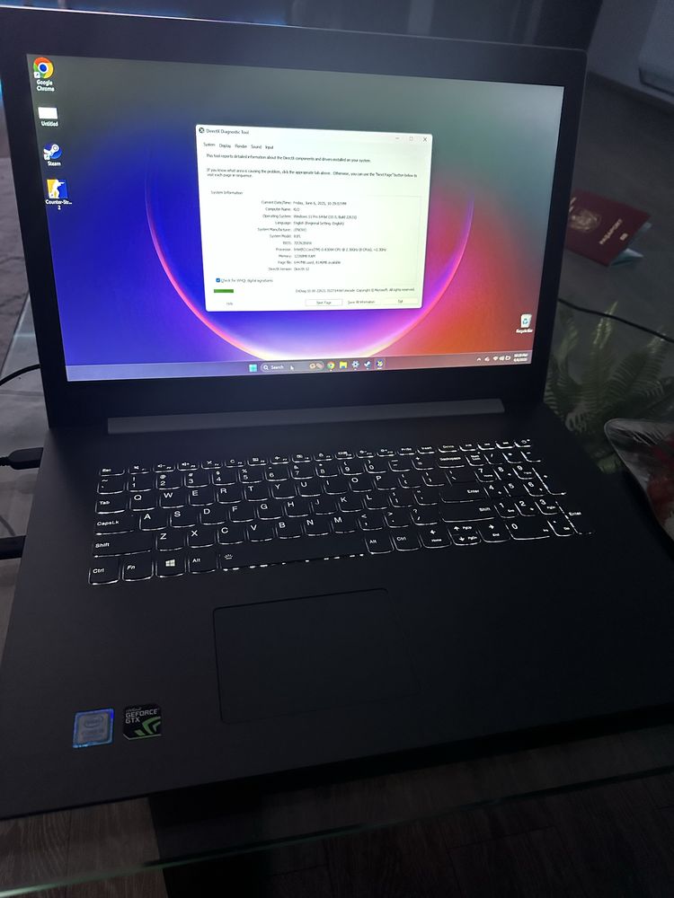 Vand Laptop Gaming Lenovo i5-8300H Nvidia GTX 1050