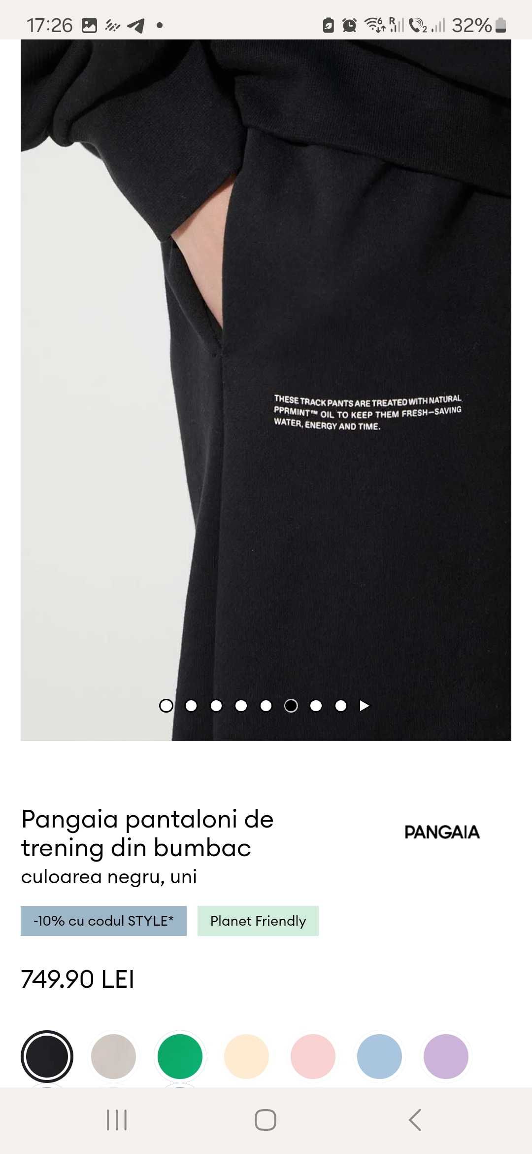 Pantaloni Pangaia
