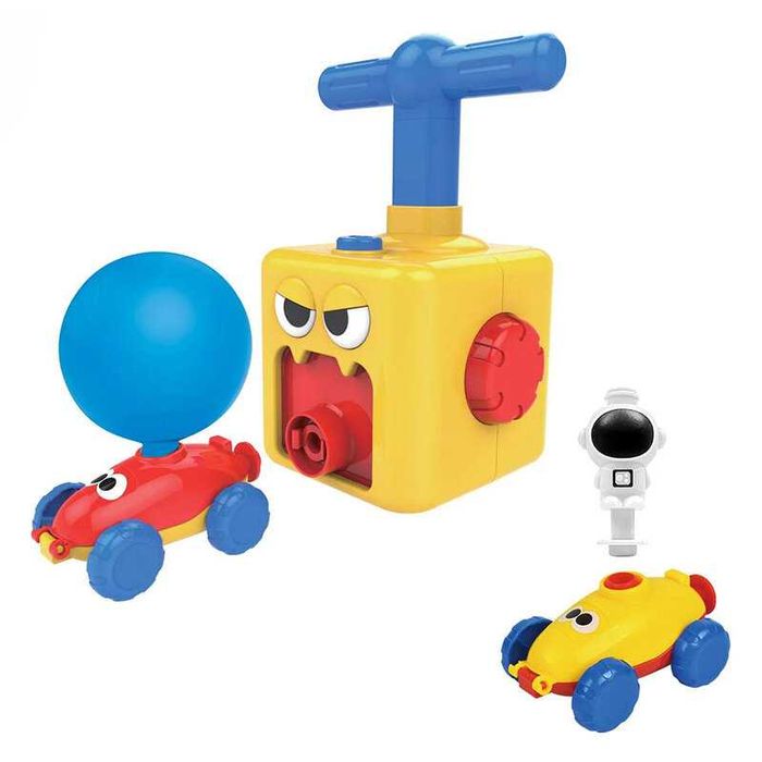 ОРИГИНАЛНА Детска помпа с колички  за надуване с ПОДАРЪК 25 балона