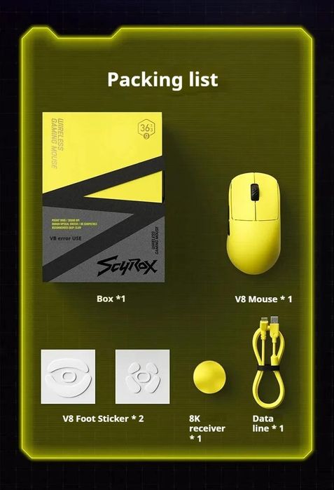 Scyrox V8 — Лучшая мышь 2024 года (Новая]